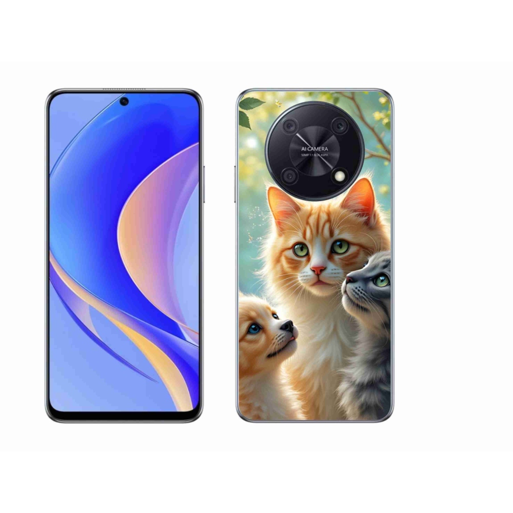 Gélový kryt mmCase na Huawei Nova Y90 - zvieracie priateľstvo 2
