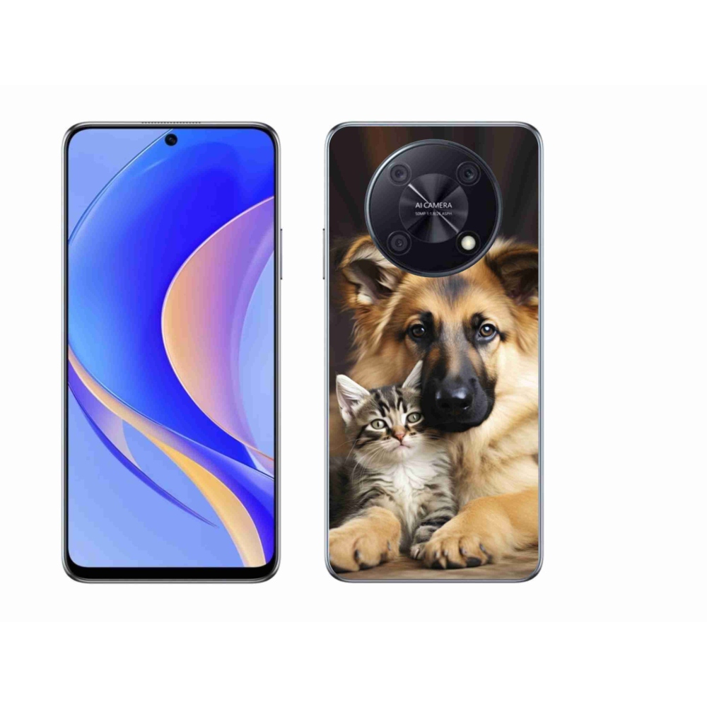 Gélový kryt mmCase na Huawei Nova Y90 - zvieracie priateľstvo