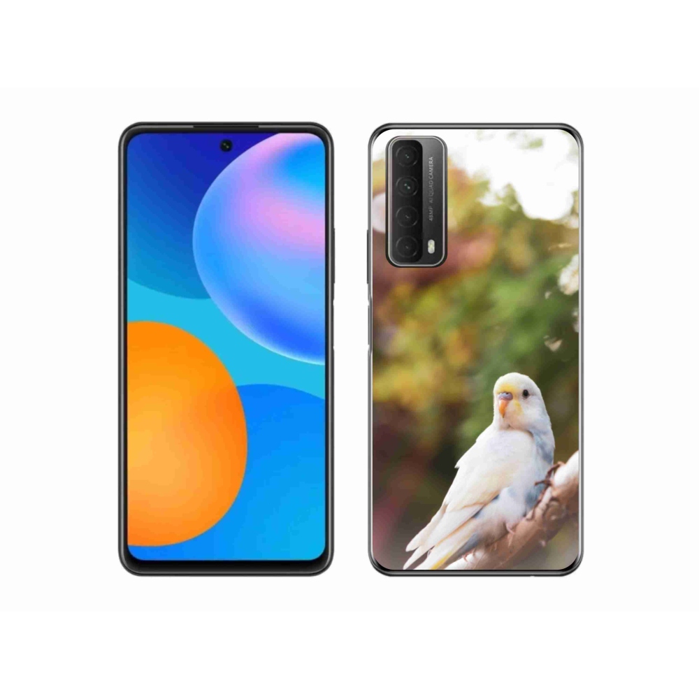 Gélový kryt mmCase na Huawei P Smart (2021) - andulka biela