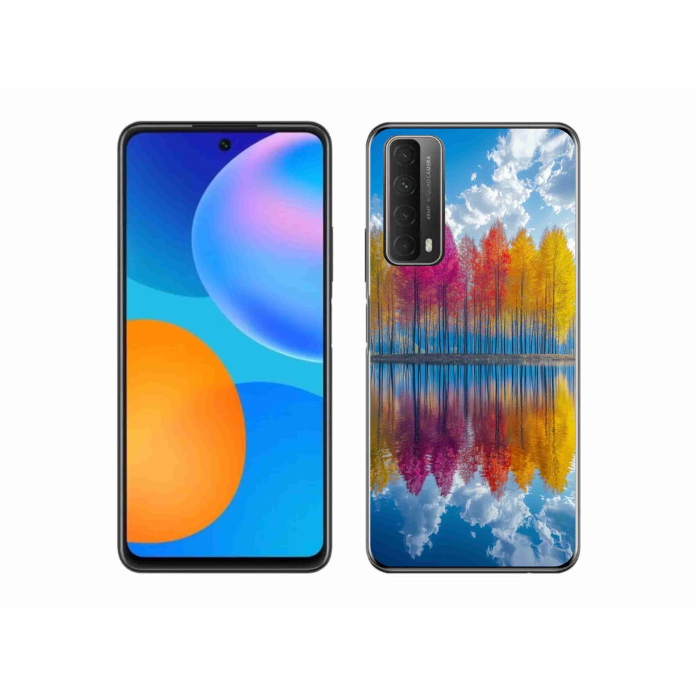 Gélový kryt mmCase na Huawei P Smart (2021) - farebné stromy