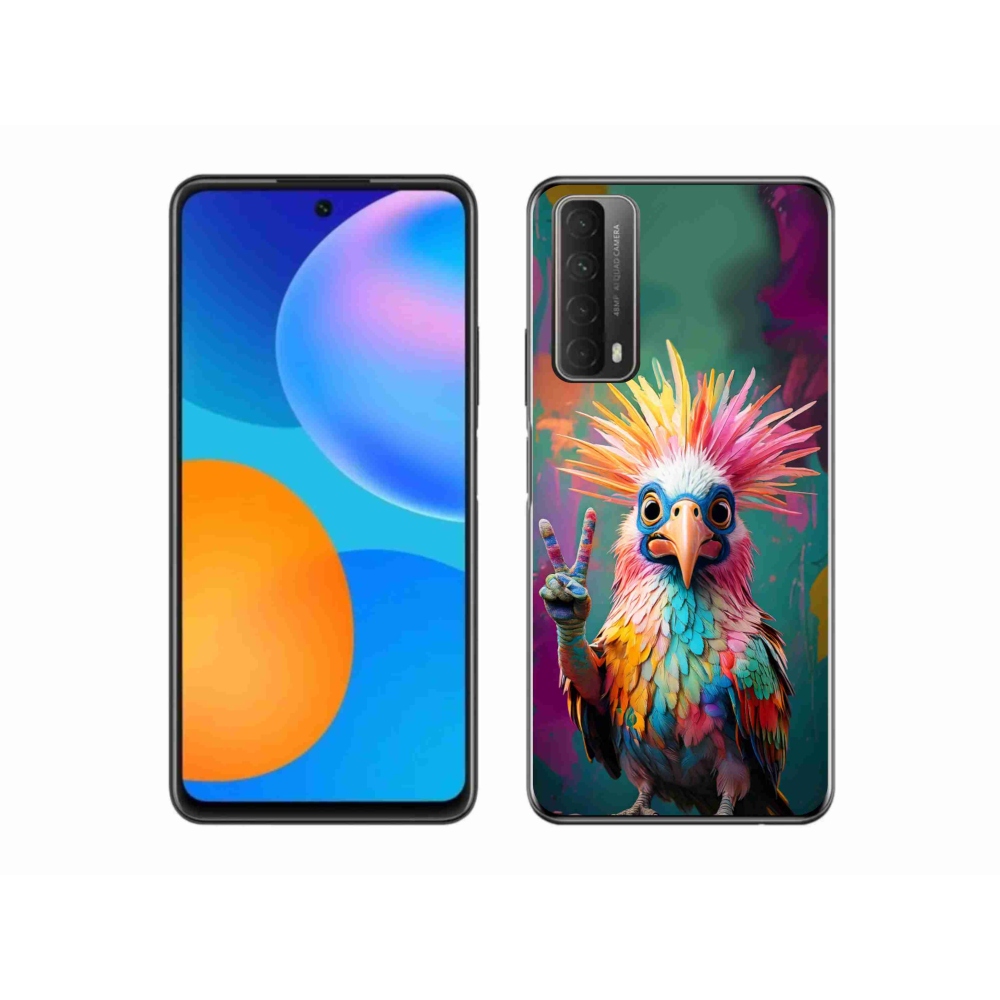 Gélový kryt mmCase na Huawei P Smart (2021) - farebný rebel