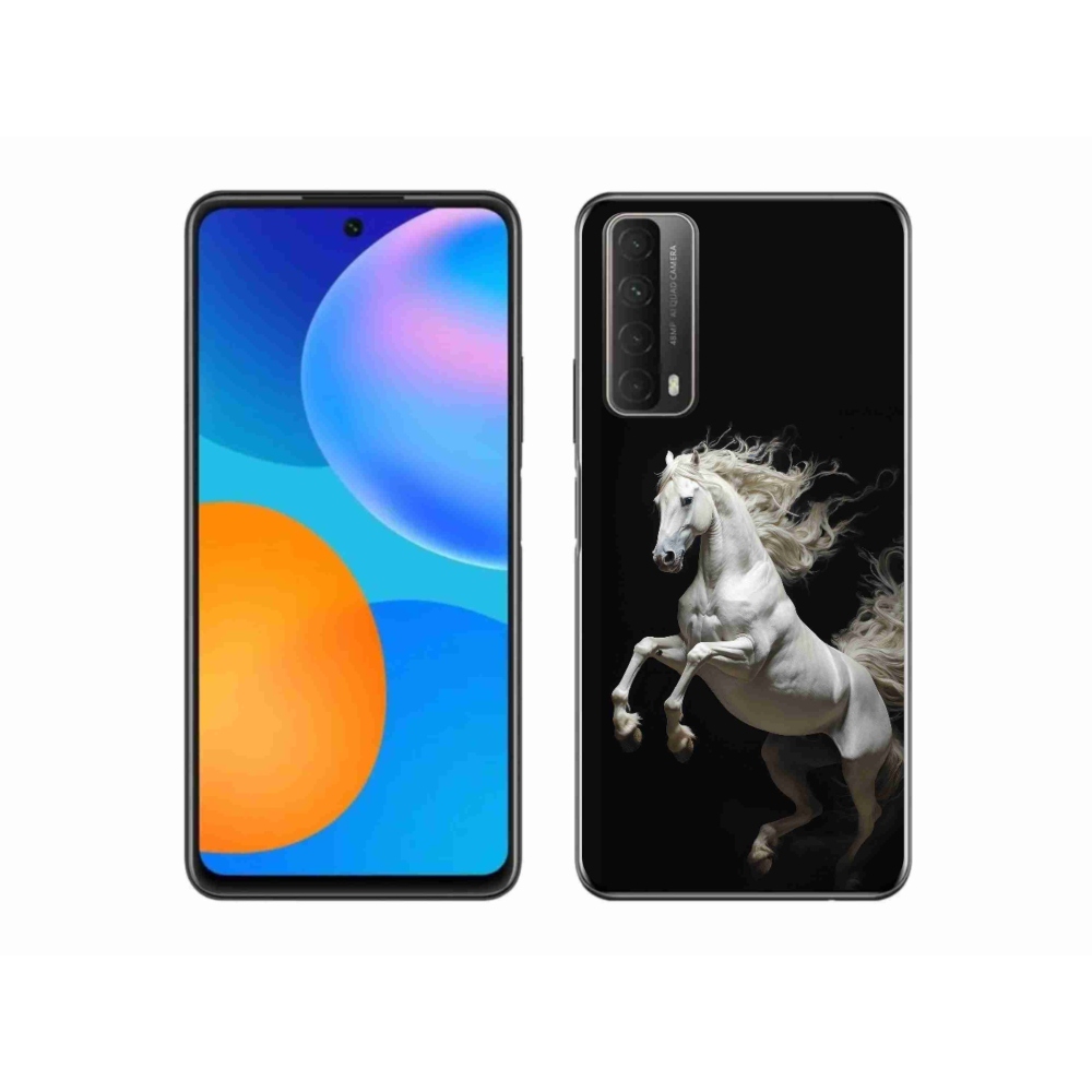 Gélový kryt mmCase na Huawei P Smart (2021) - biely kôň 4