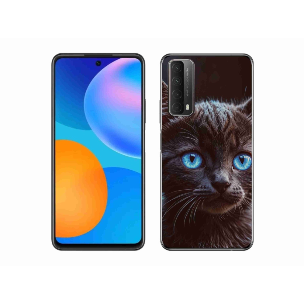 Gélový kryt mmCase na Huawei P Smart (2021) - čierne mačiatko 2
