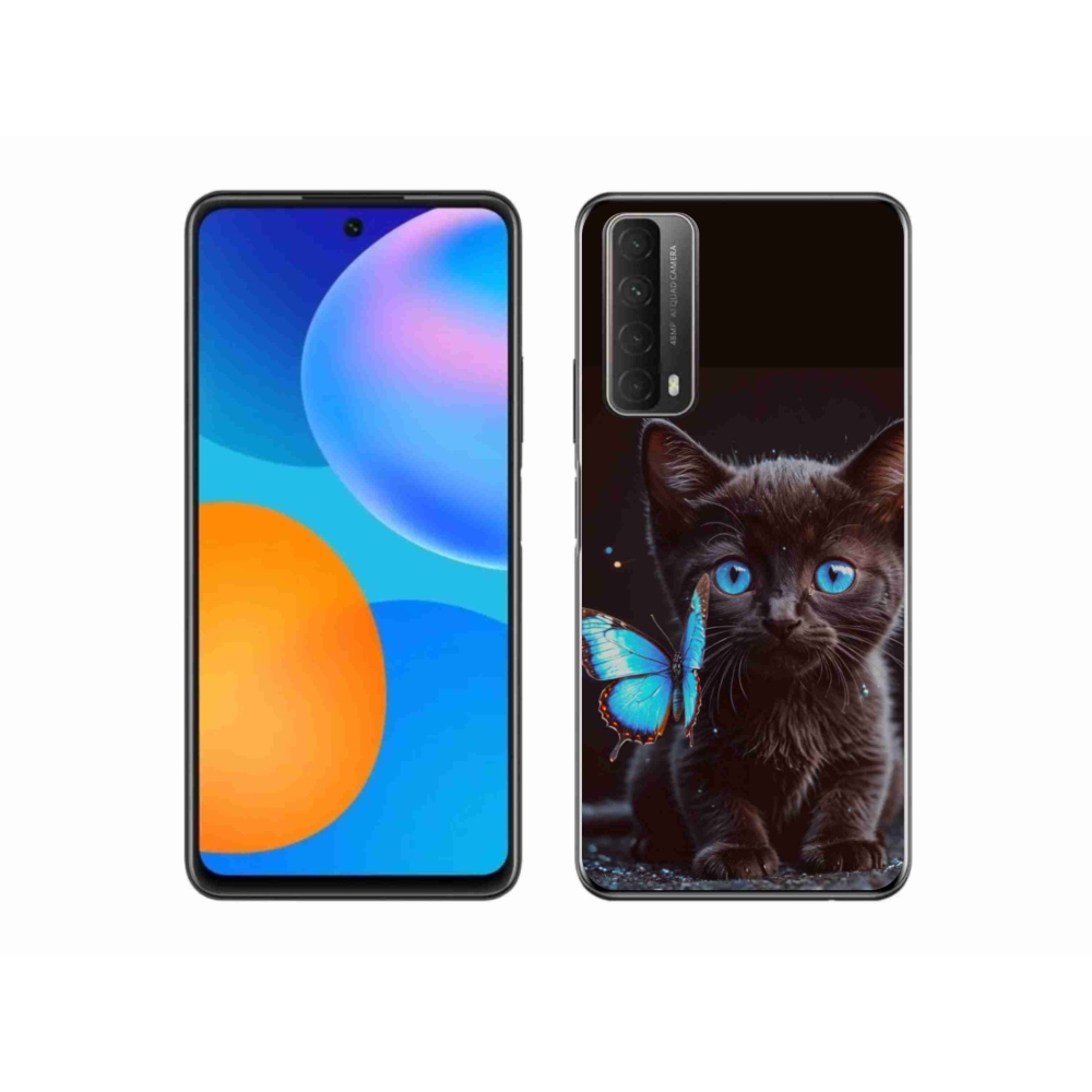Gélový kryt mmCase na Huawei P Smart (2021) - čierne mačiatko 3