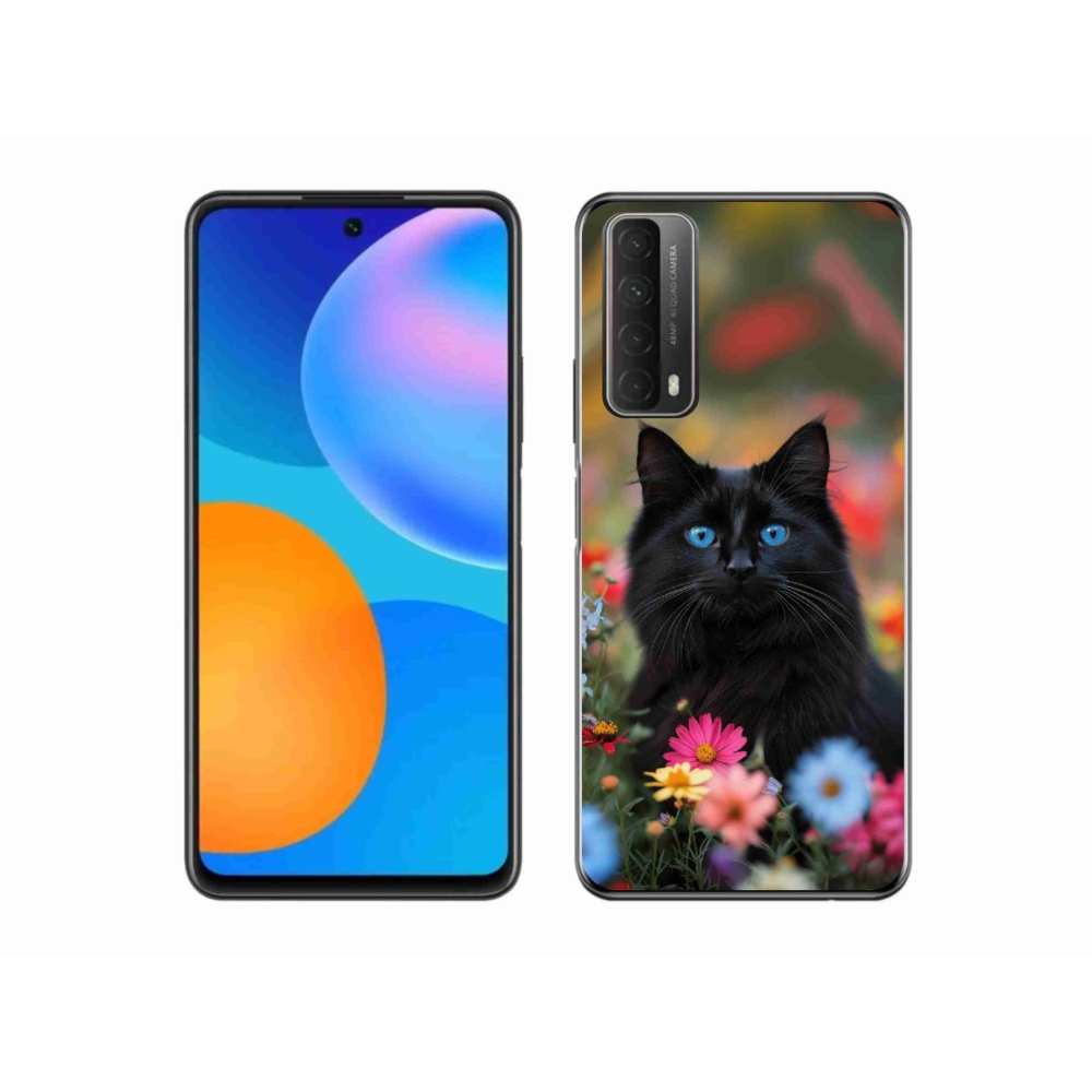 Gélový kryt mmCase na Huawei P Smart (2021) - čierne mačiatko 4
