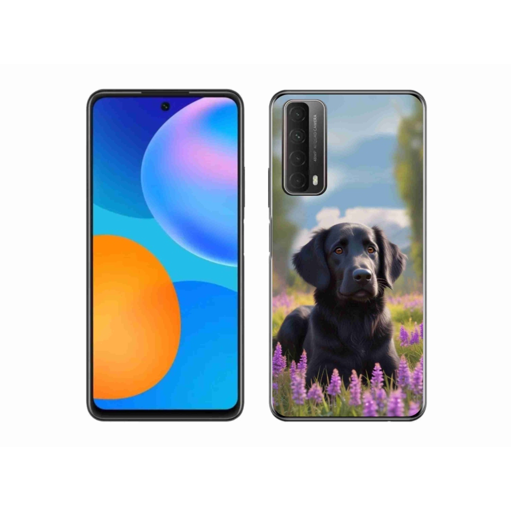 Gélový kryt mmCase na Huawei P Smart (2021) - elegantný čierny retriever