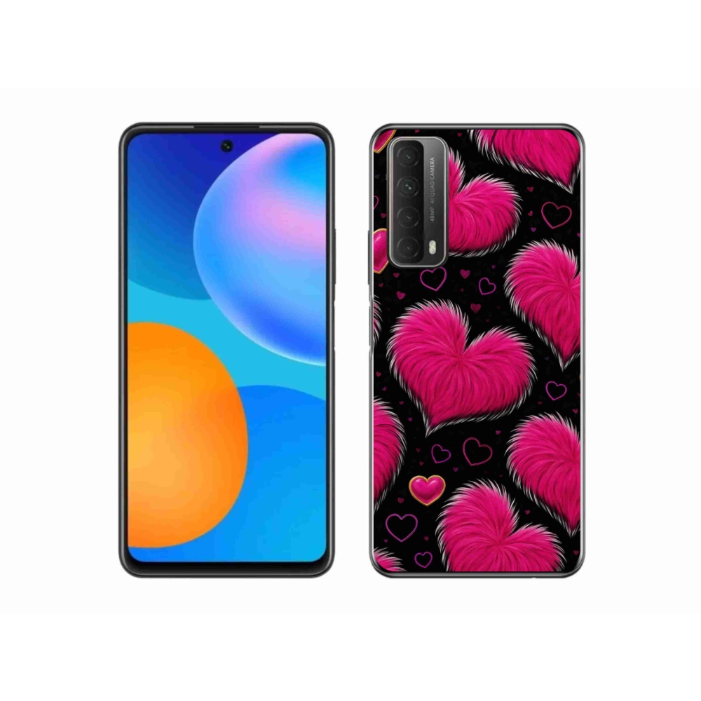 Gélový kryt mmCase na Huawei P Smart (2021) - hebké srdce