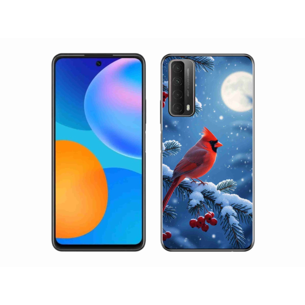 Gélový kryt mmCase na Huawei P Smart (2021) - kardinál červený