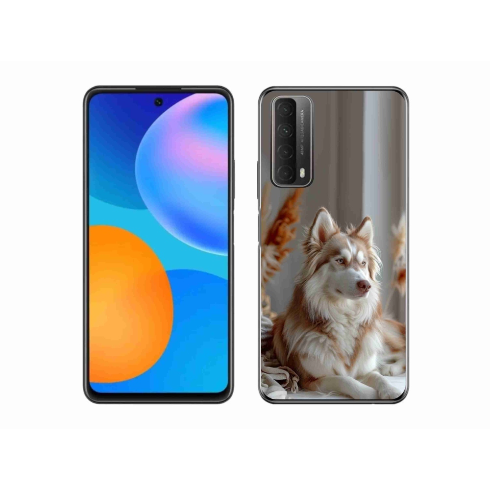 Gélový kryt mmCase na Huawei P Smart (2021) - pokojný sibírsky husky