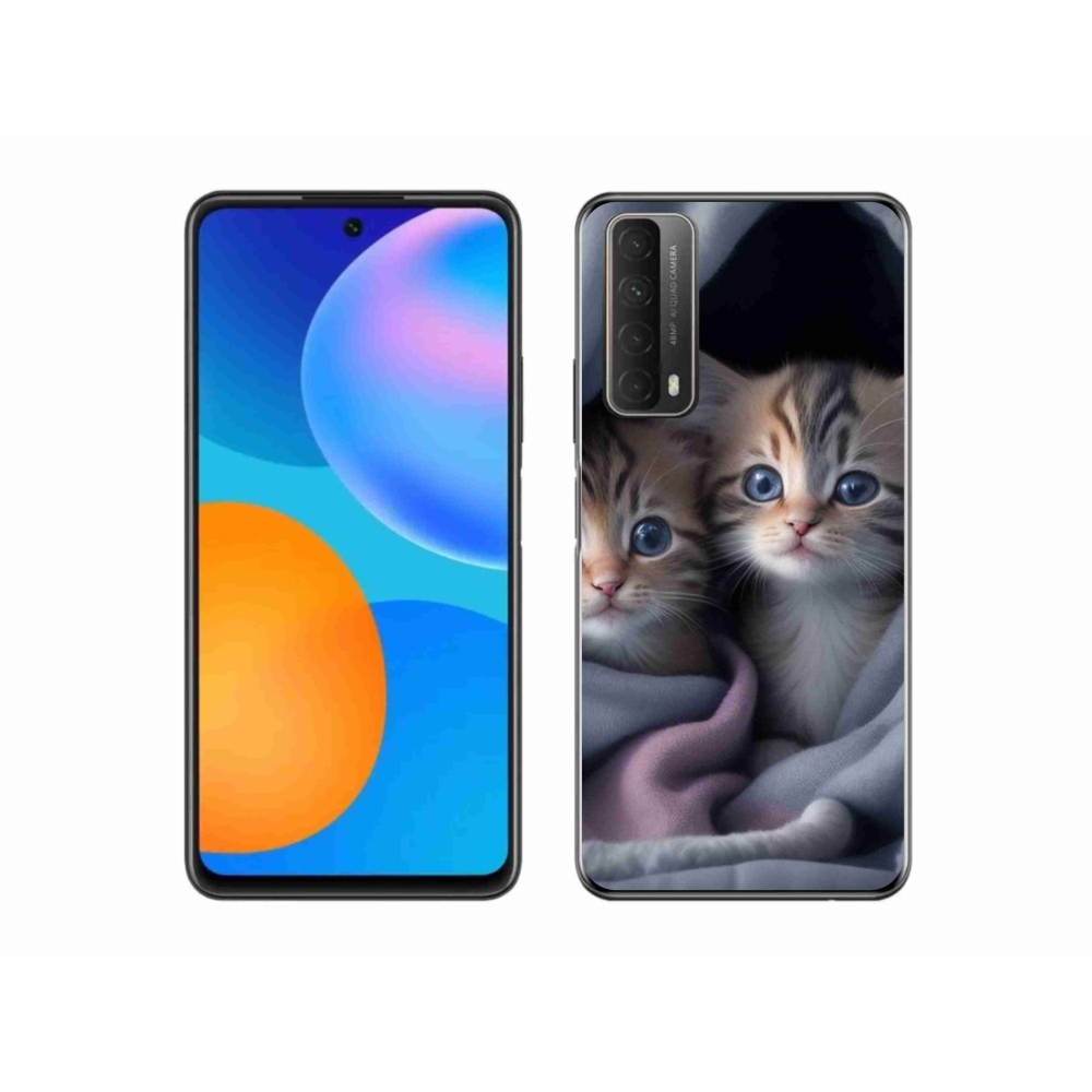 Gélový kryt mmCase na Huawei P Smart (2021) - mačacie duo 2