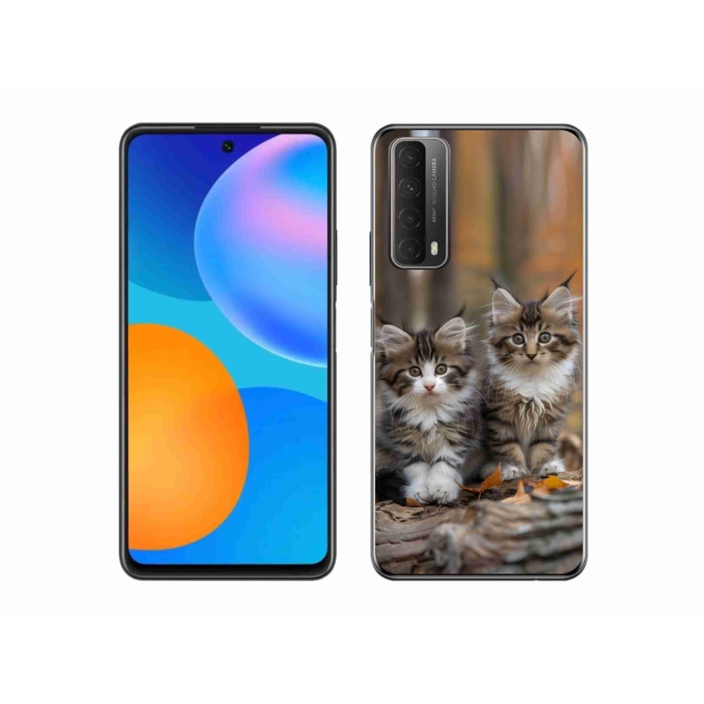 Gélový kryt mmCase na Huawei P Smart (2021) - mačacie duo 3