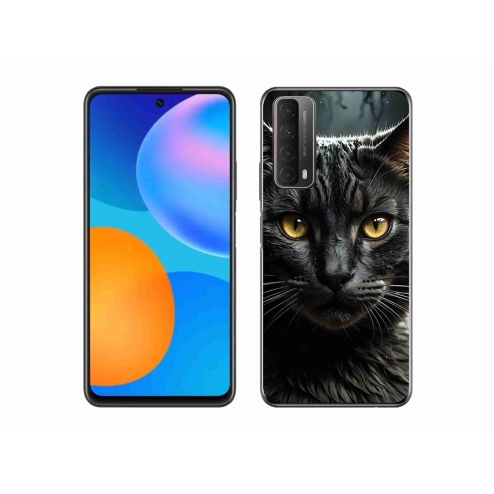 Gélový kryt mmCase na Huawei P Smart (2021) - mačacie pohľad 3