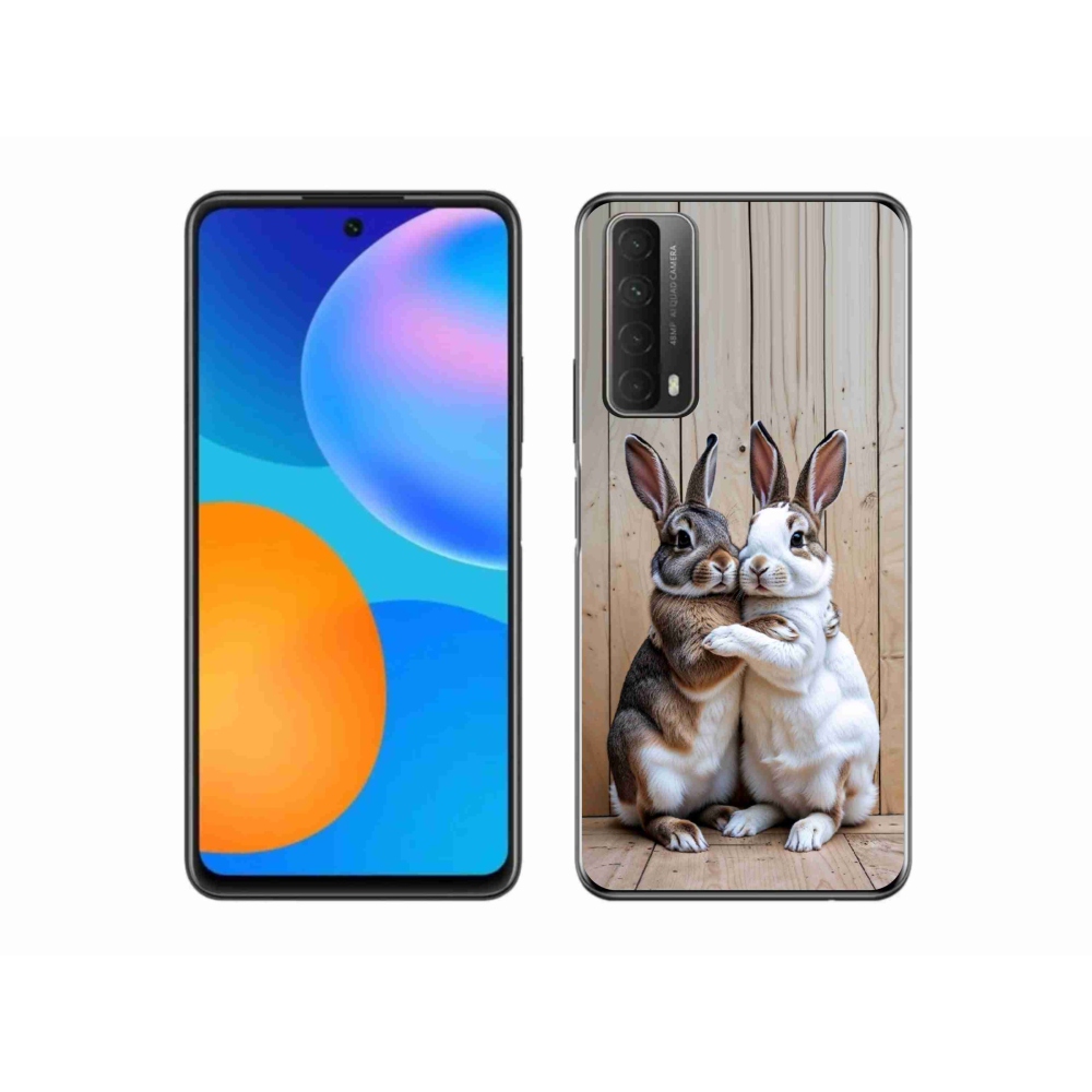 Gélový kryt mmCase na Huawei P Smart (2021) - králičie pár