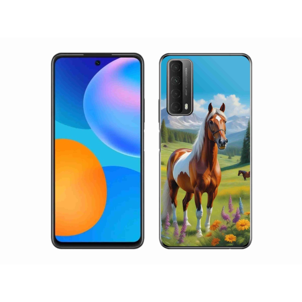 Gélový kryt mmCase na Huawei P Smart (2021) - kôň na lúke
