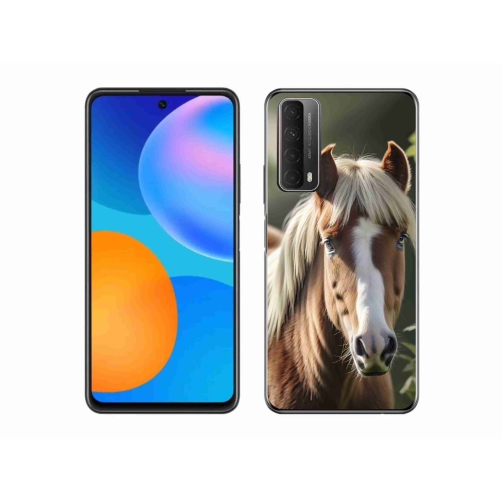 Gélový kryt mmCase na Huawei P Smart (2021) - kôň so svetlou hrivou