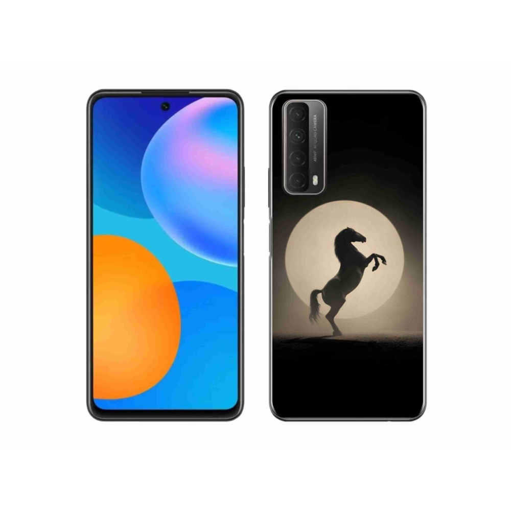 Gélový kryt mmCase na Huawei P Smart (2021) - kôň v siluete