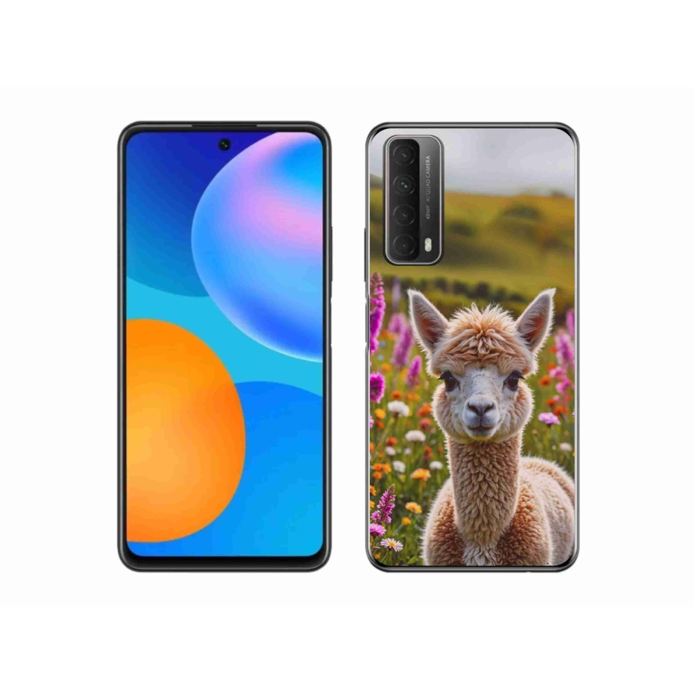 Gélový kryt mmCase na Huawei P Smart (2021) - lama na lúke