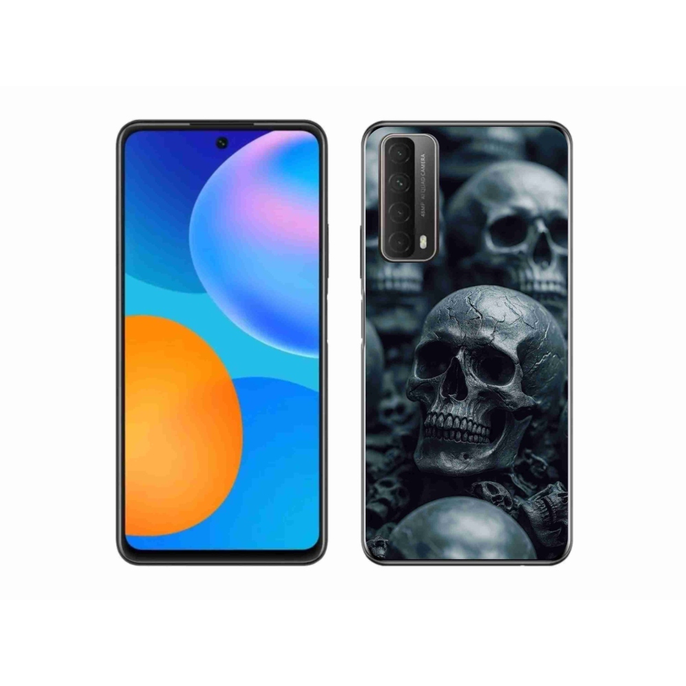 Gélový kryt mmCase na Huawei P Smart (2021) - lebka 2