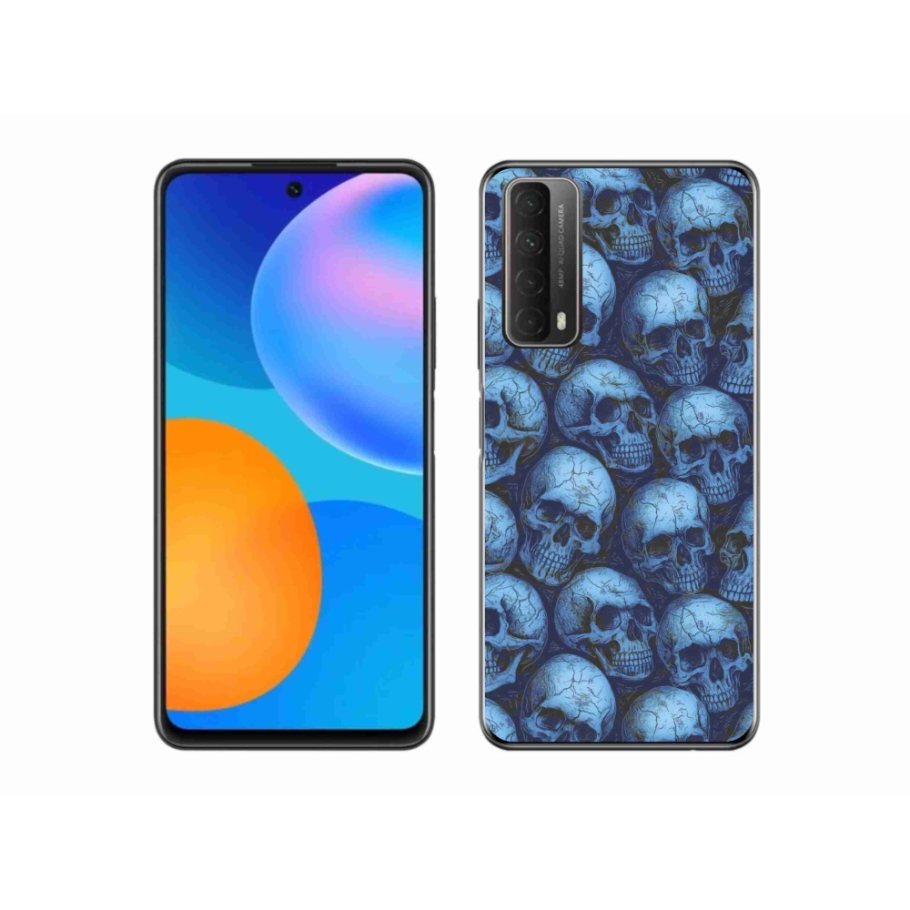 Gélový kryt mmCase na Huawei P Smart (2021) - lebky