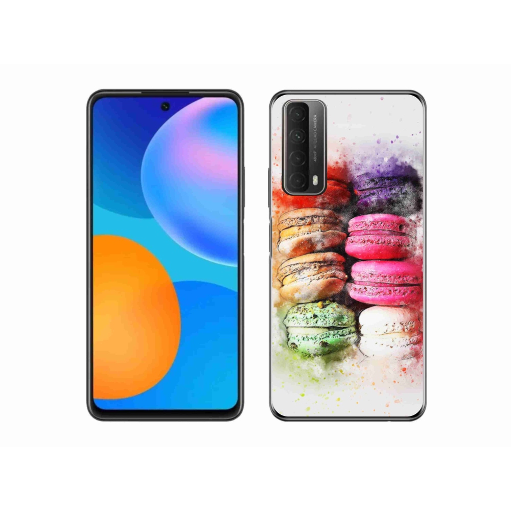 Gélový kryt mmCase na Huawei P Smart (2021) - makrónky