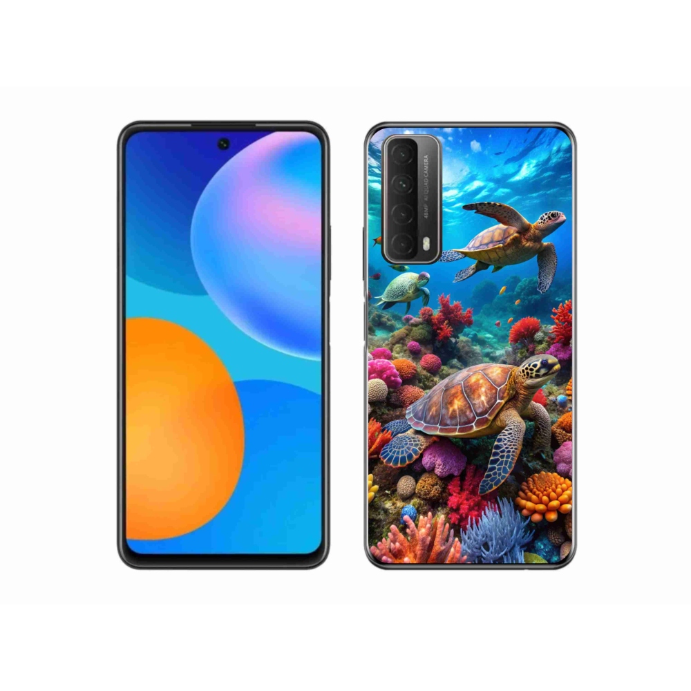 Gélový kryt mmCase na Huawei P Smart (2021) - morský svet 2