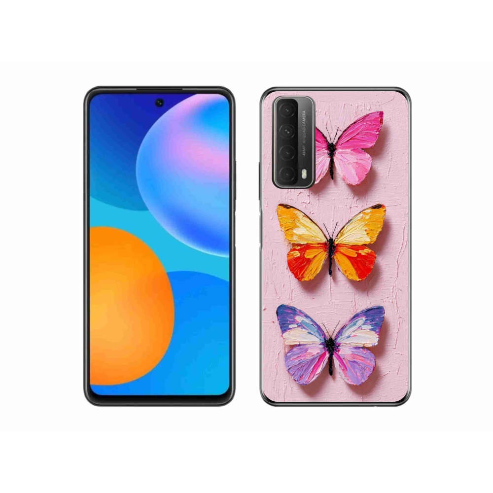 Gélový kryt mmCase na Huawei P Smart (2021) - motýlia trojica