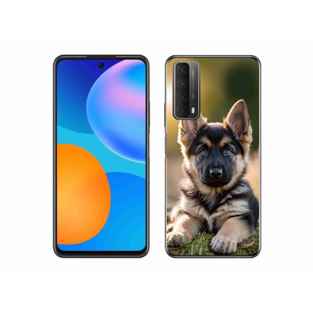 Gélový kryt mmCase na Huawei P Smart (2021) - nemecký ovčiak v prírode