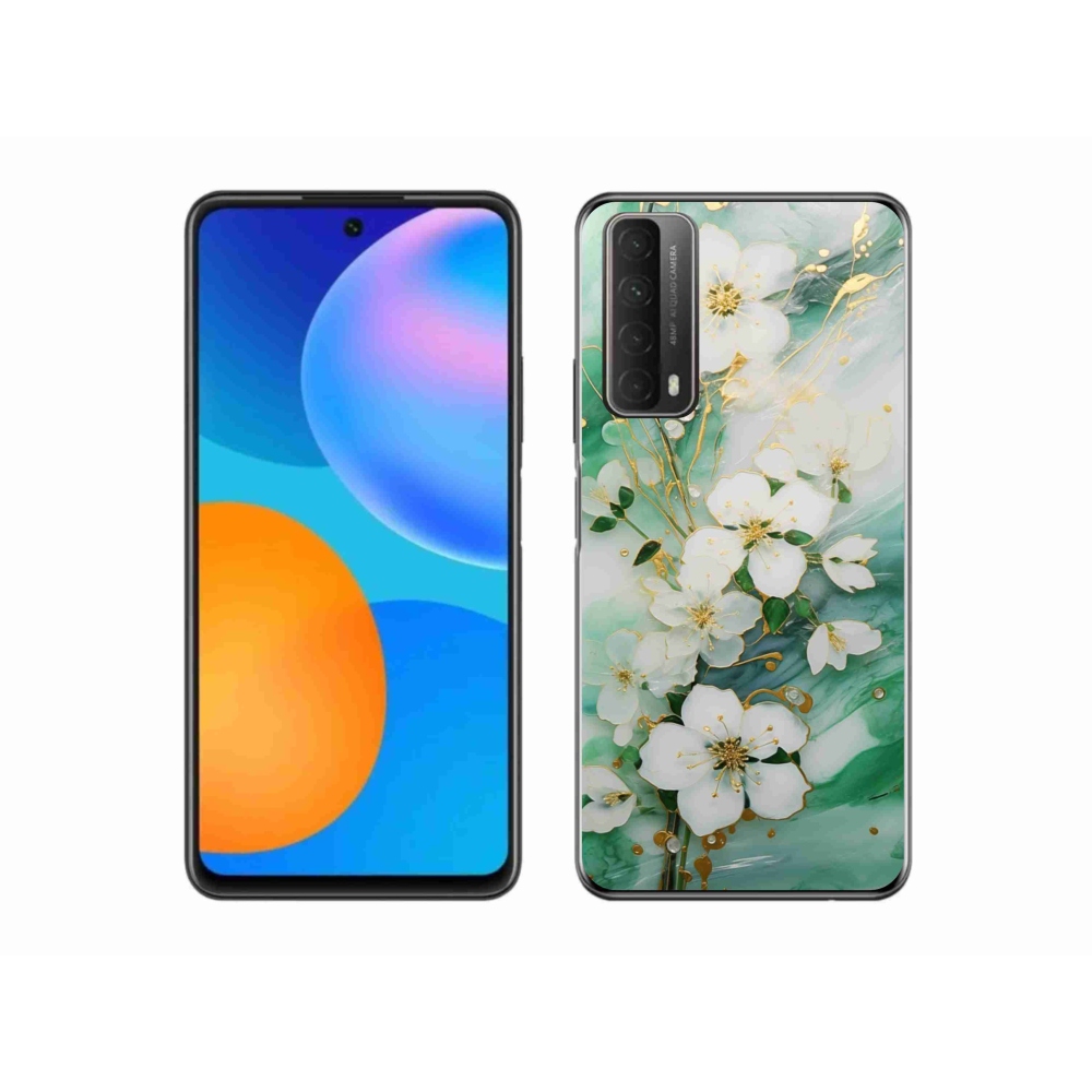 Gélový kryt mmCase na Huawei P Smart (2021) - nežné kvety