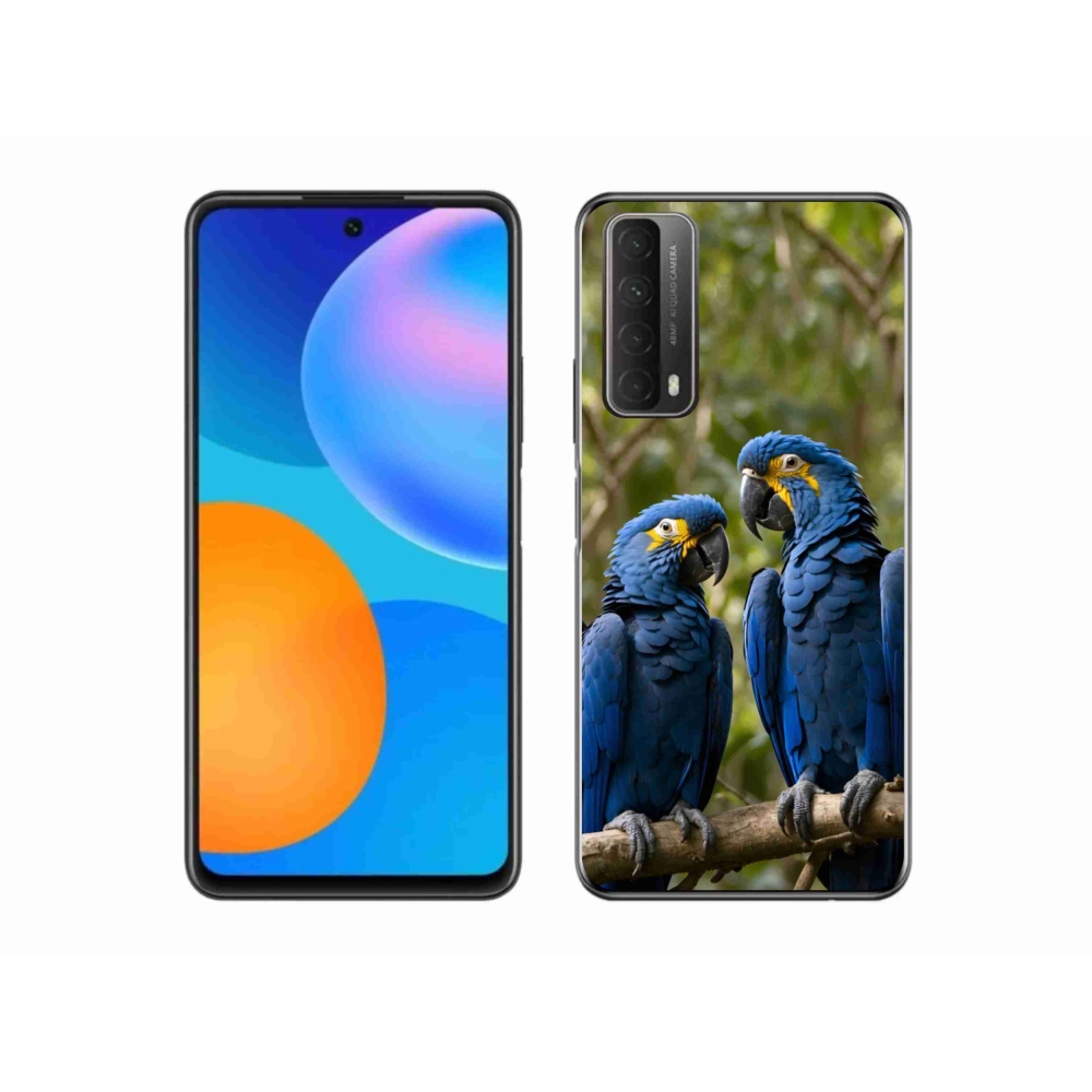 Gélový kryt mmCase na Huawei P Smart (2021) - papagájové duo