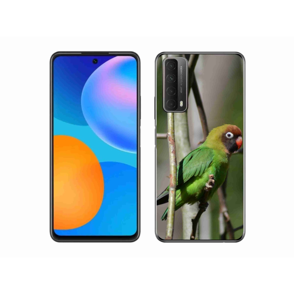Gélový kryt mmCase na Huawei P Smart (2021) - papagáj agapornis