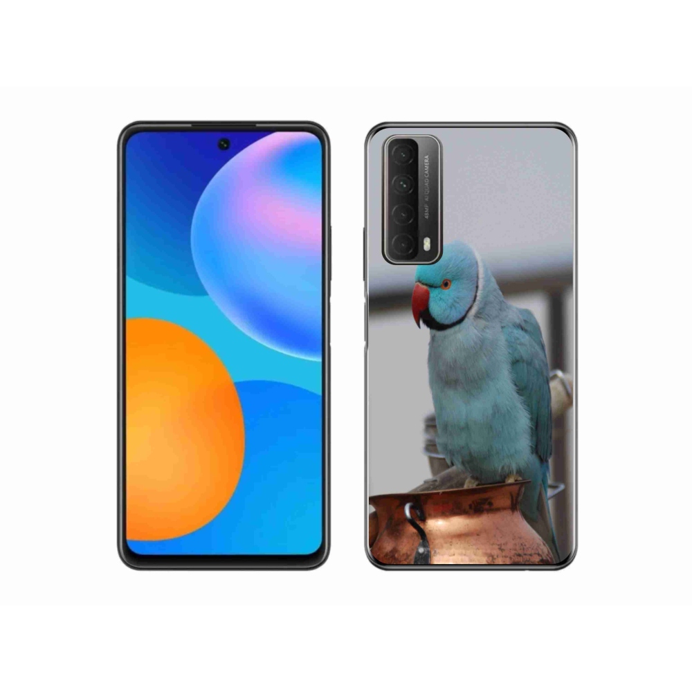 Gélový kryt mmCase na Huawei P Smart (2021) - papagáj alexander modrý