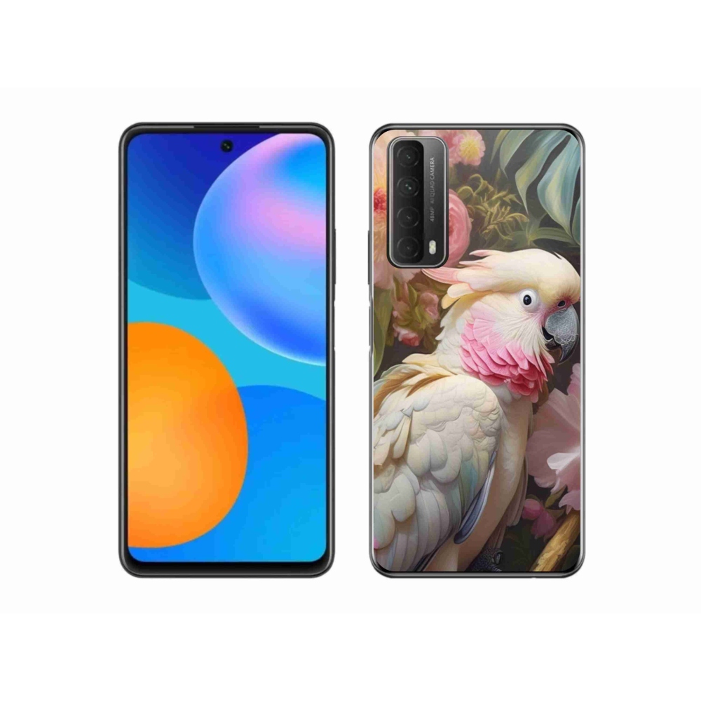 Gélový kryt mmCase na Huawei P Smart (2021) - papagáj kakadu ružový 2
