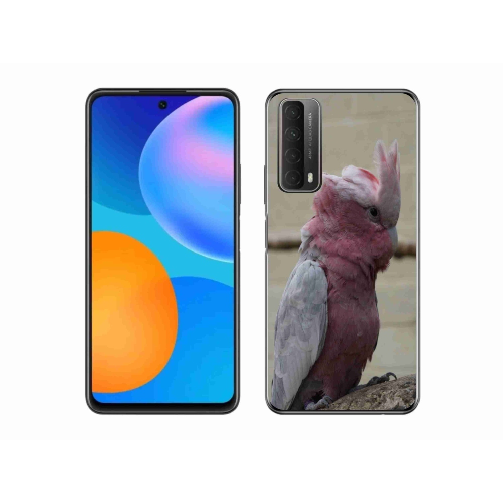 Gélový kryt mmCase na Huawei P Smart (2021) - papagáj kakadu ružový