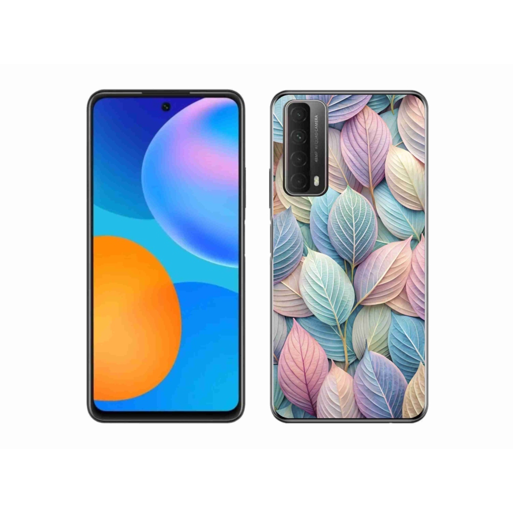 Gélový kryt mmCase na Huawei P Smart (2021) - pastelové listy