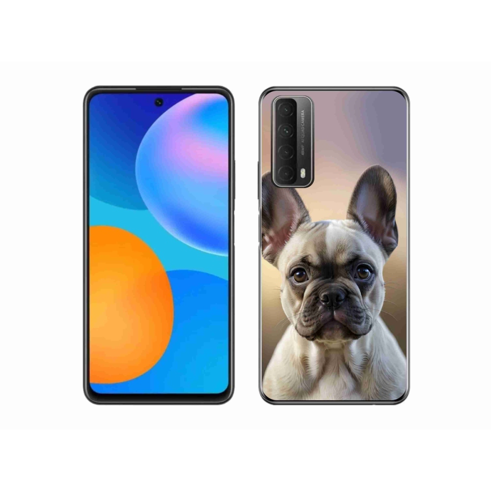 Gélový kryt mmCase na Huawei P Smart (2021) - roztomilý francúzsky buldoček