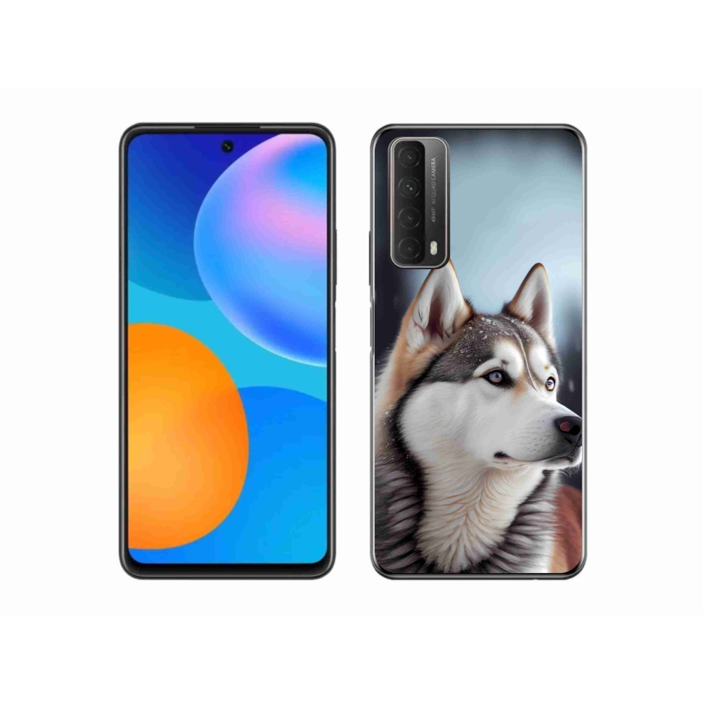 Gélový kryt mmCase na Huawei P Smart (2021) - sibírsky husky