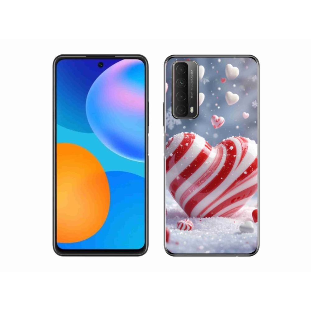 Gélový kryt mmCase na Huawei P Smart (2021) - sladké srdce