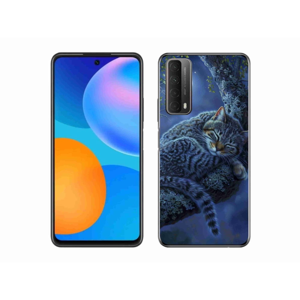Gélový kryt mmCase na Huawei P Smart (2021) - spiaca mačka