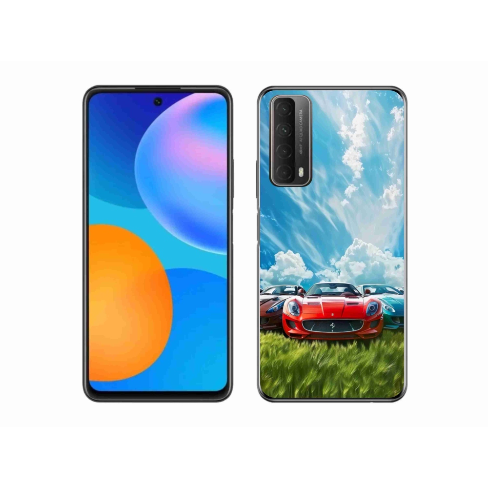Gélový kryt mmCase na Huawei P Smart (2021) - športové vozidlá
