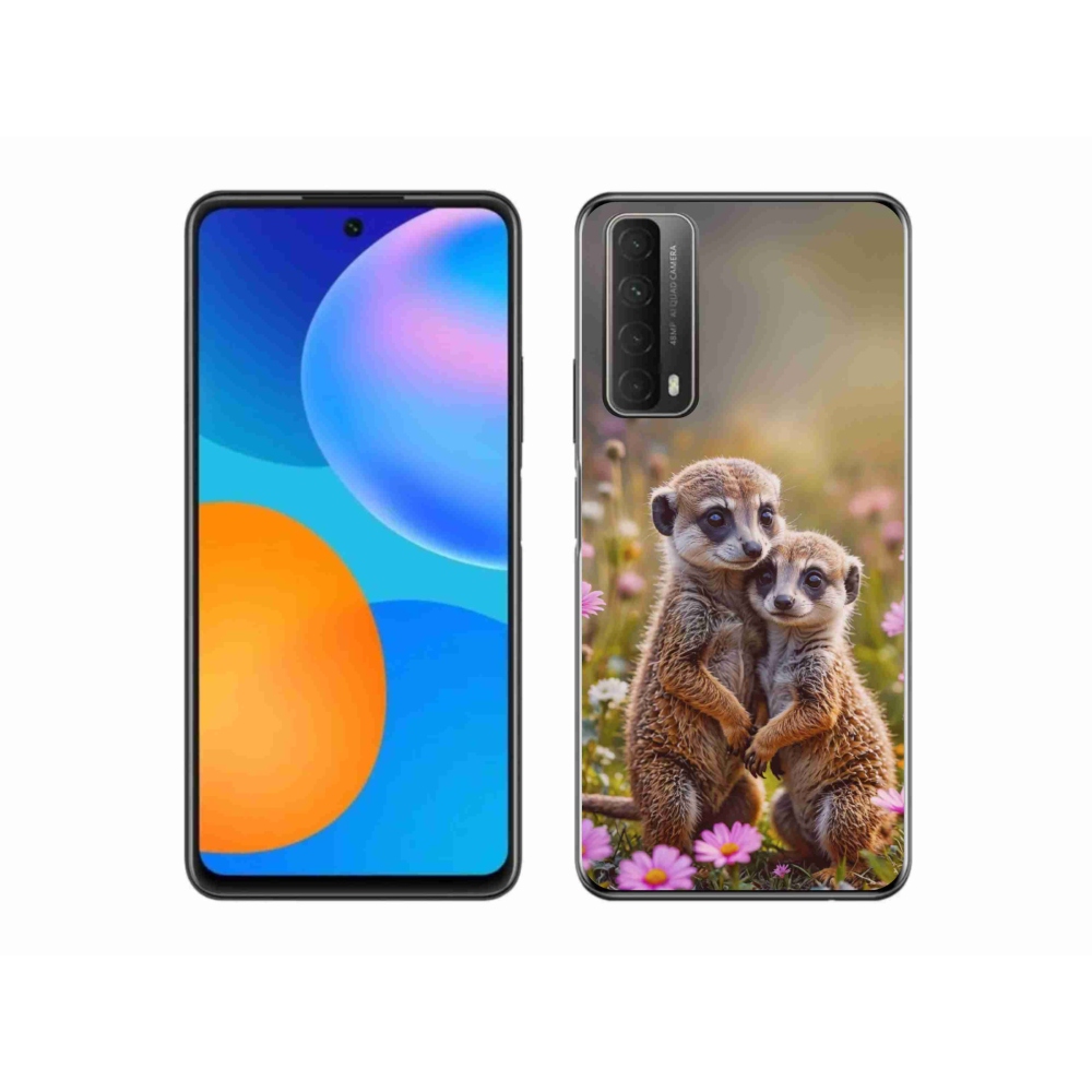 Gélový kryt mmCase na Huawei P Smart (2021) - surikatí duo