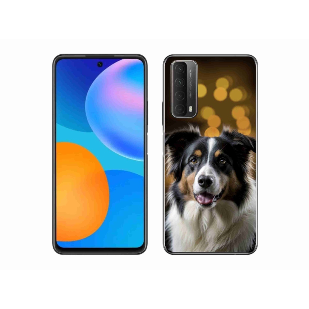 Gélový kryt mmCase na Huawei P Smart (2021) - usmievavý austrálsky ovčiak