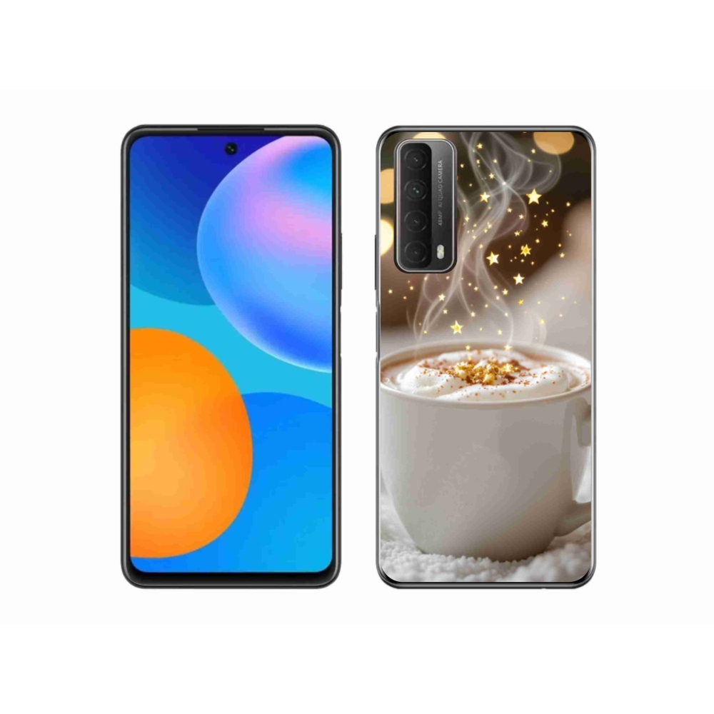 Gélový kryt mmCase na Huawei P Smart (2021) - vianočný horúci nápoj