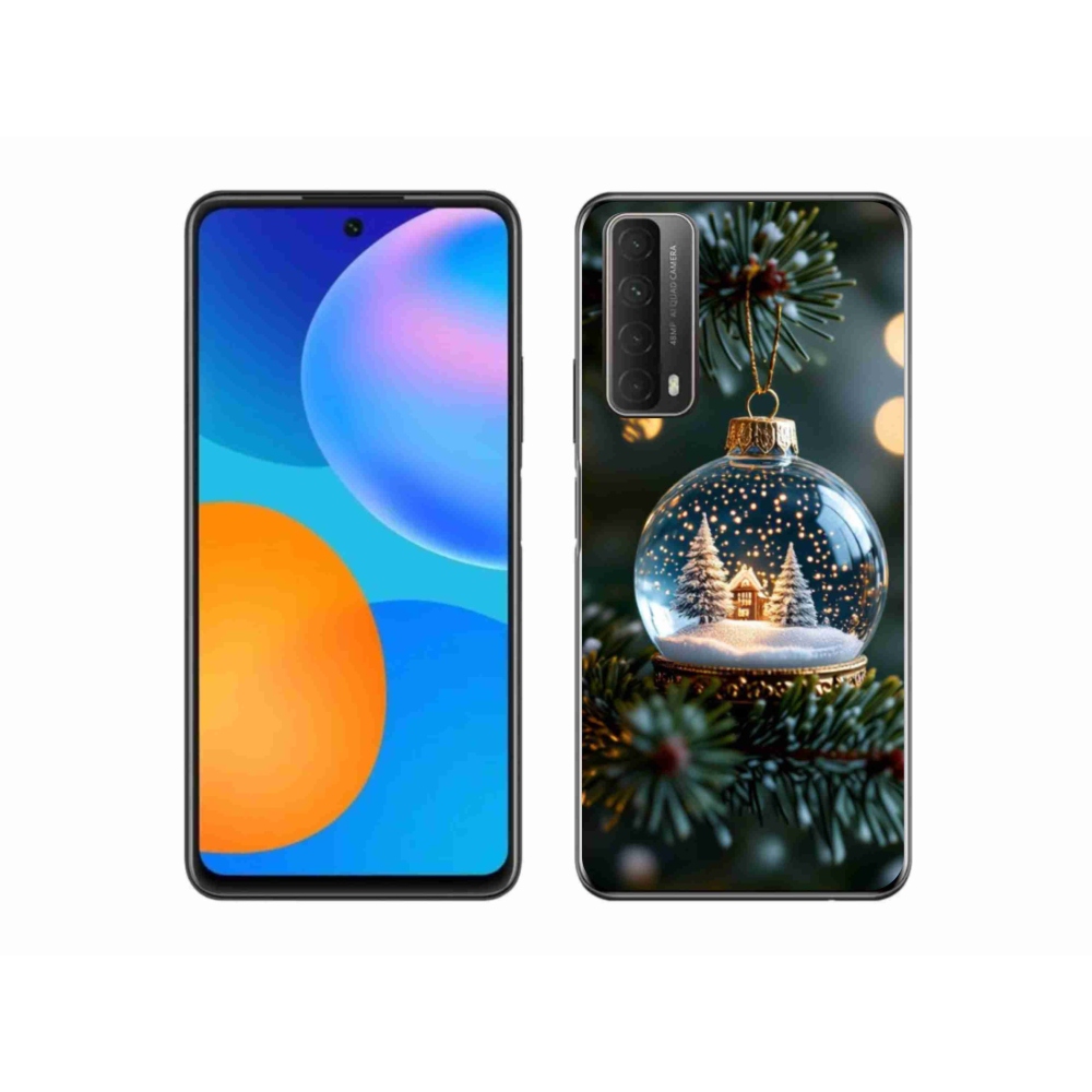 Gélový kryt mmCase na Huawei P Smart (2021) - vianočné gule 2