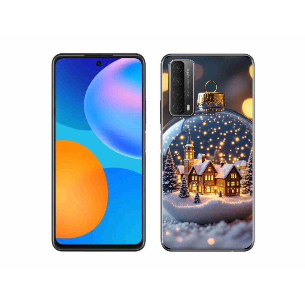Gélový kryt mmCase na Huawei P Smart (2021) - vianočné gule 4