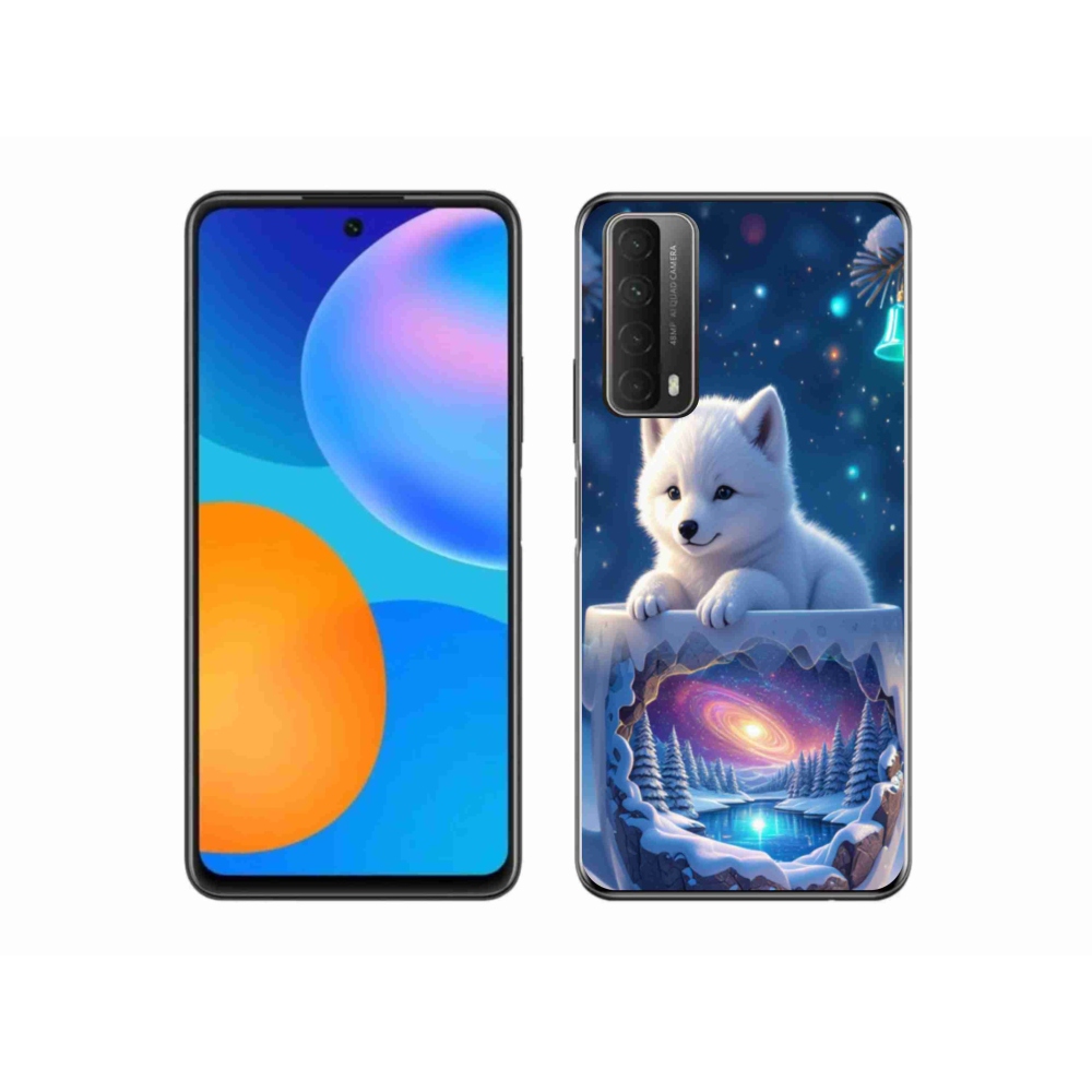 Gélový kryt mmCase na Huawei P Smart (2021) - vianočné šteňa