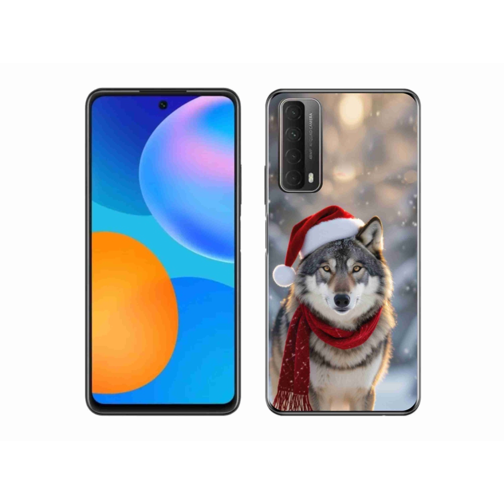 Gélový kryt mmCase na Huawei P Smart (2021) - vianočný vlk