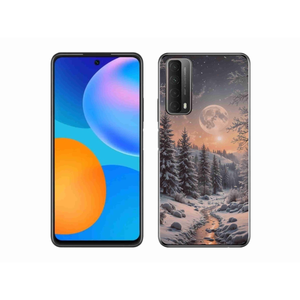 Gélový kryt mmCase na Huawei P Smart (2021) - zimná krajina 2