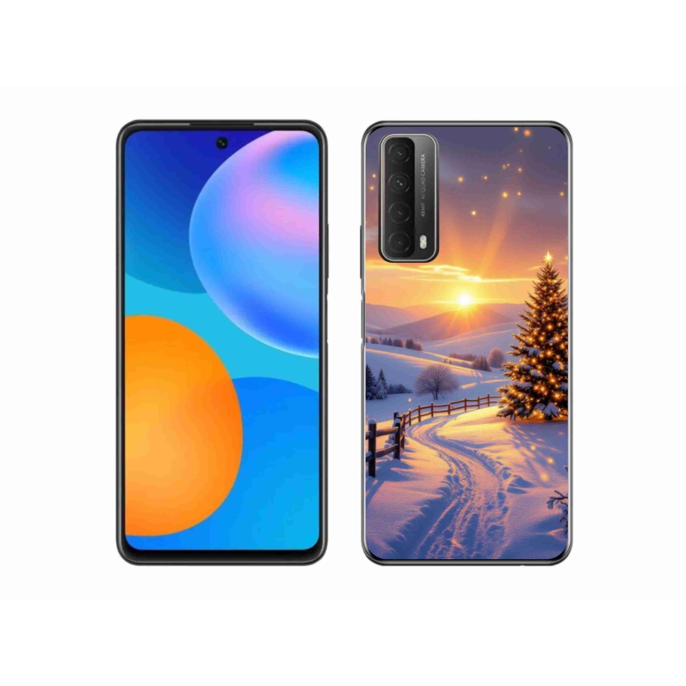 Gélový kryt mmCase na Huawei P Smart (2021) - zimná krajina