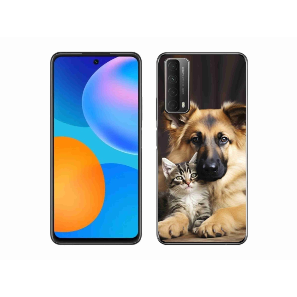 Gélový kryt mmCase na Huawei P Smart (2021) - zvieracie priateľstvo