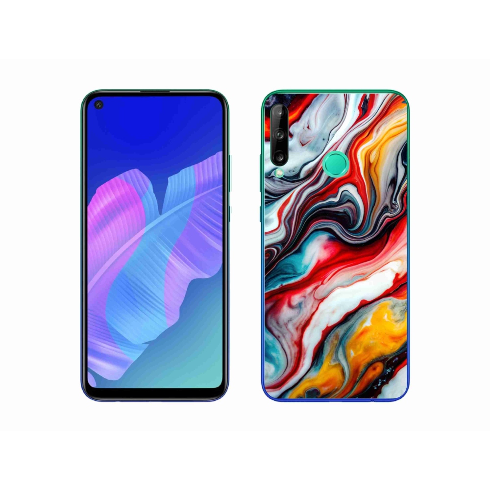 Gélový kryt mmCase na Huawei P40 Lite E - abstraktný motív 35